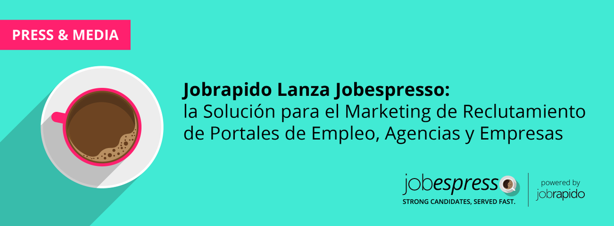 ¡Optimiza tu #recruiting con Jobespresso! Ahorra tiempo, reduce costos y atrae candidatos de calidad. Campañas #programáticas, visibilidad multicanal y #Rankrapido para evaluar cada candidatura automáticamente. 👉 Descubre más bit.ly/4ajuAPB