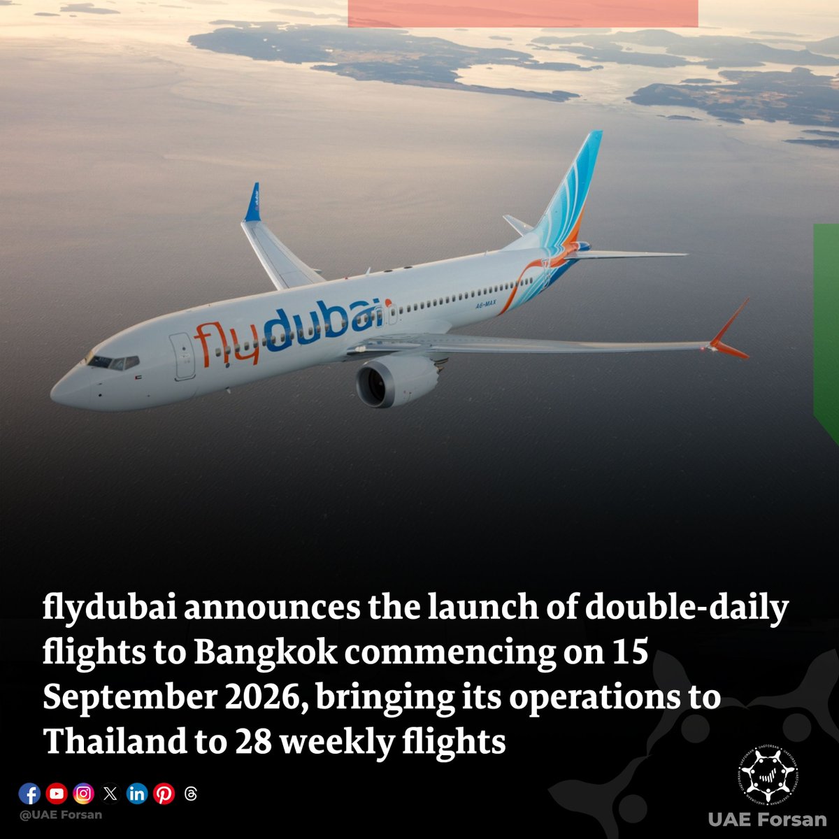 flydubai doubles Bangkok flights from September