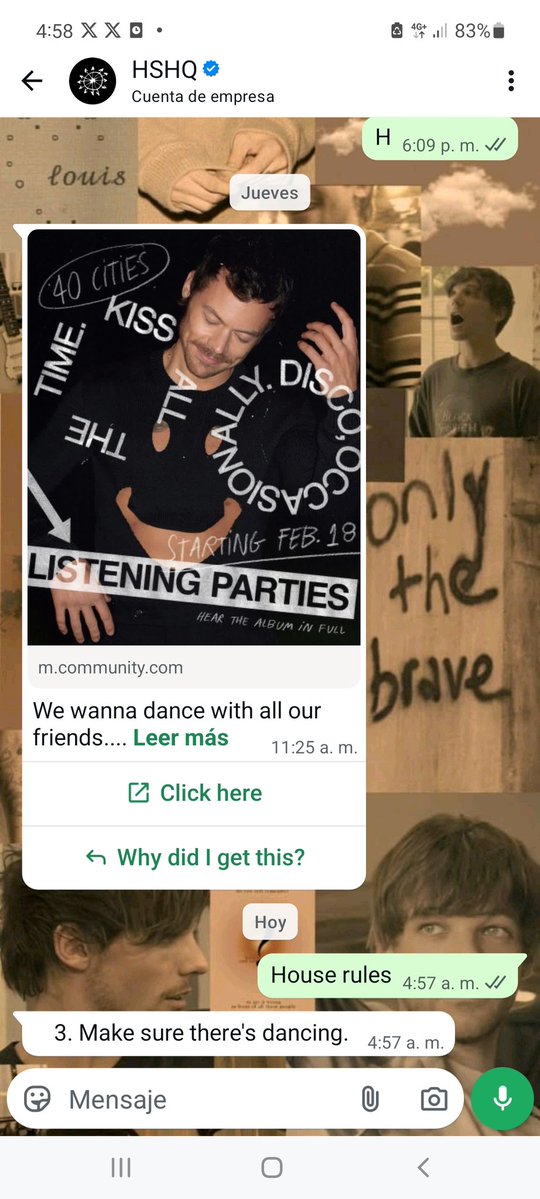 Me toco la tres, claramente es una señal