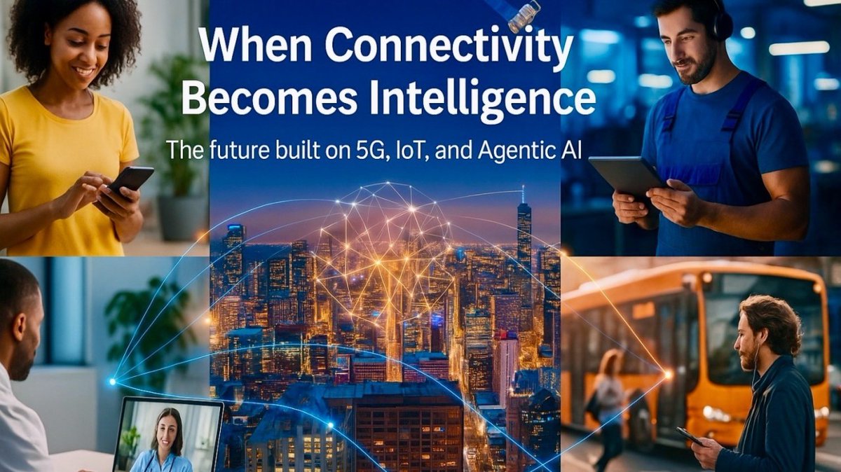 As 5G, IoT, and Agentic AI converge, telecom networks are no longer passive infrastructure, they’re becoming adaptive, self-optimizing systems that sense, decide, and act in real time.

How connectivity is evolving from moving data to orchestrating intelligence ⬇️

Read: ➡️
