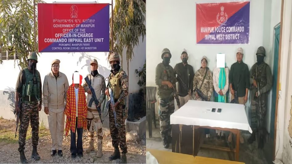 2 women cadres of UNLF &amp; KCP arrested in #Manipur.  Huge blow to extortion networks! 📉
Peace is returning as illegal activities face a heavy crackdown. 🕊️🛡️
#SecurityUpdate #EndExtortion #GalaxyF70eSaleOn17thFeb #HeyBalwanth #OPPOK14x #MorePowerLessLag #Kanye