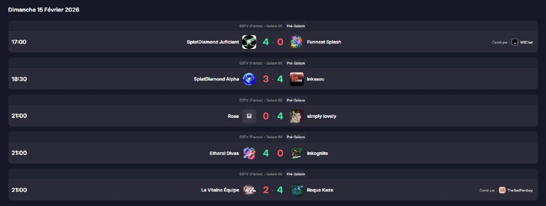 La première semaine de la Pré-saison de la #LigueEBTV a été riche en match et en résultats !
Bonne planification pour cette nouvelle semaine de compétition 💪

📆 Consultez le planning des matchs joués et à venir : f.mtr.cool/epwvdcryvg