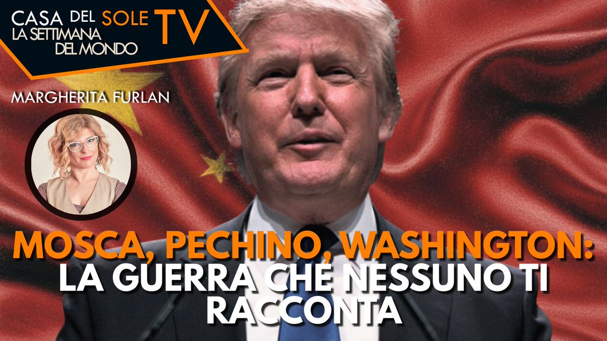 CasadelsoleTv's tweet photo. Ogni mossa americana degli ultimi dodici mesi ha un filo conduttore. Non è caos. Non è improvvisazione. È preparazione del campo di battaglia — economico, infrastrutturale, diplomatico, e infine militare — per il confronto con la Cina.
https://t.co/C0dOzDxDTl https://t.co/VpA2ee9ZMh