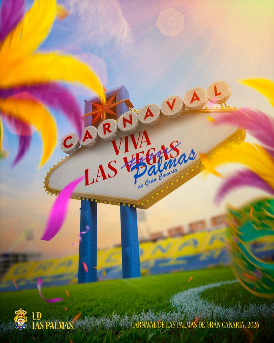 👋🏽 ¡Buenos días, afición! 

🎭 Hoy nuestra ciudad se viste de color, ilusión y tradición en una jornada muy especial para toda la familia. ¡Feliz #MartesDeCarnaval! 🥳💛💙 

<a href="/lpacarnaval/">Carnaval LPGC</a> | <a href="/aytolpgc/">Ayuntamiento de Las Palmas de Gran Canaria</a>
#LaUniónHaceLasPalmas #LaUniónDePorVida