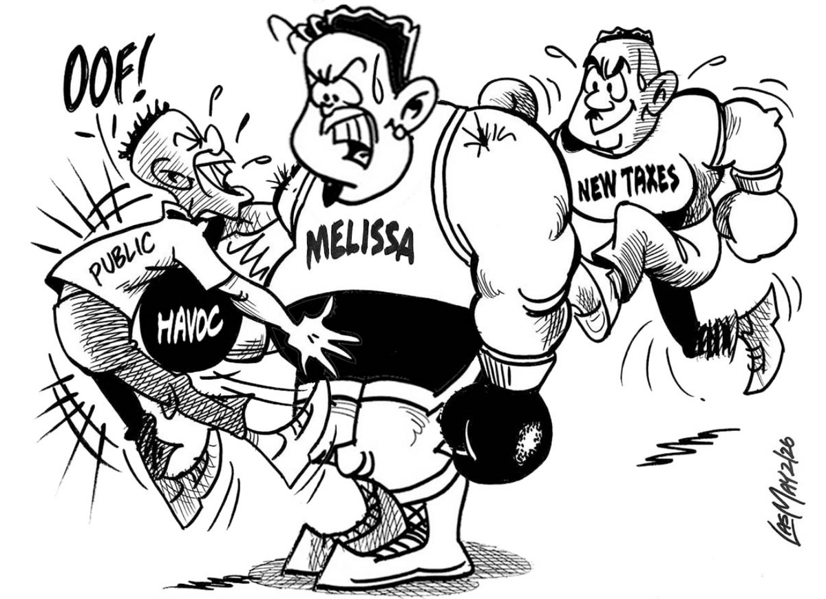 JamaicaGleaner's tweet photo. Today's #LasMay editorial cartoon. See more cartoons: https://t.co/8wZYPRGuhJ https://t.co/874SZgw3dZ
