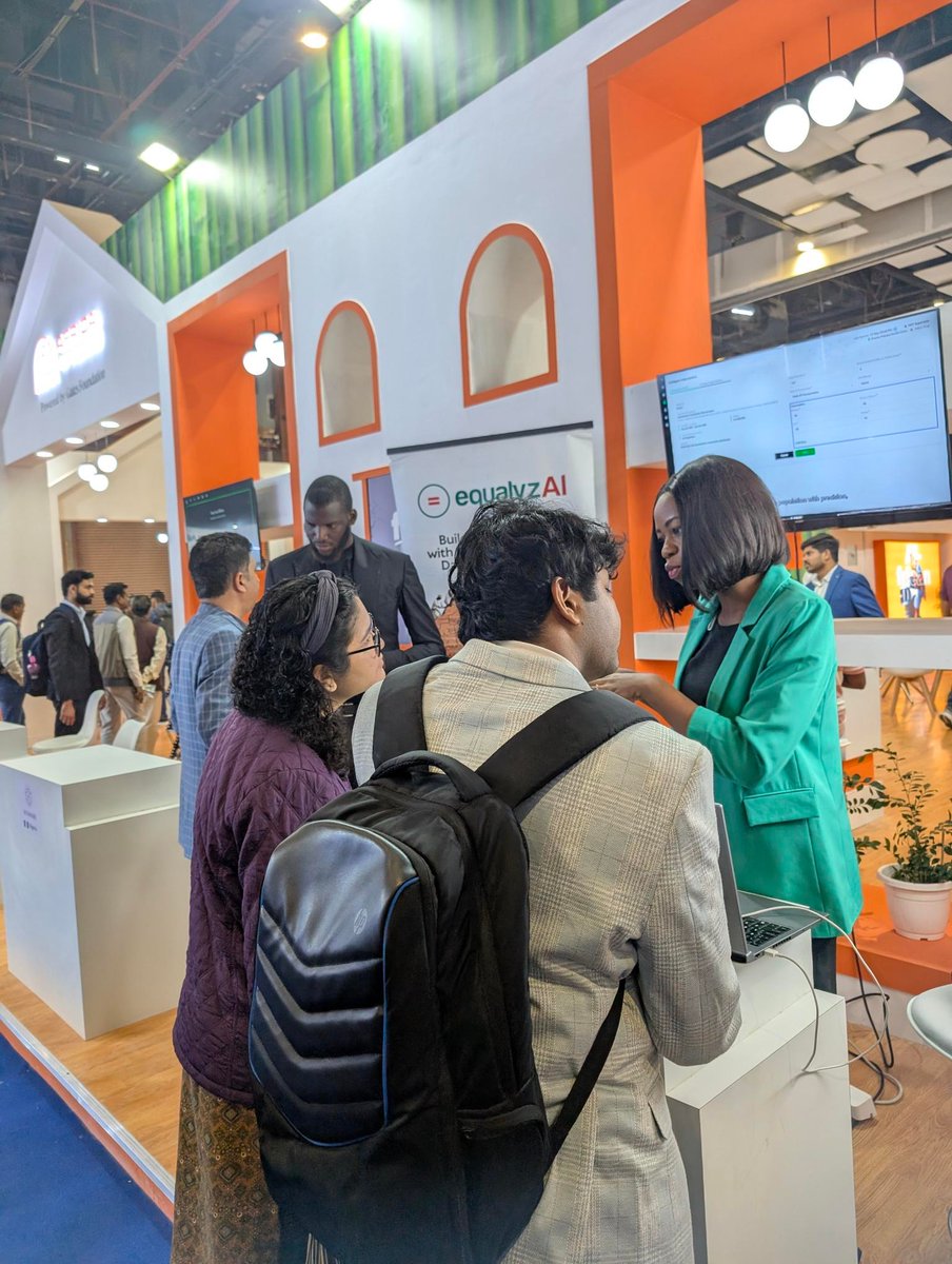 equalyz_ai's tweet photo. @equalyz_ai LIVE AT #IndiaAISummit2026 

We are live at the India AI Impact Summit 2026 happening live at New Delhi from 16th - 20th February, the first global AI summit hosted in the Global South, convened by the Government of India under the India AI Mission, to showcase our voice-first agentic AI solutions, designed to understand local dialects, cultural context, and community needs.

It’s an opportunity to experience how AI can connect people, amplify voices, and deliver solutions where traditional technology falls short.

Come engage with our team, experience live interactions with our AI agents, and explore the next wave of community-rooted, culturally intelligent AI.

Visit us at the @QhalaHQ's Africa AI Village, Hall 14, Bharat Mandapam, New Delhi and be part of the journey toward AI that truly speaks Africa.

#EqualyzAI #InclusiveAI #VoiceAI #LanguageAI #AfricaAI #AIImpactSummit #TechForGood #CulturalIntelligence
@gatesfoundation @DeccanChronicle