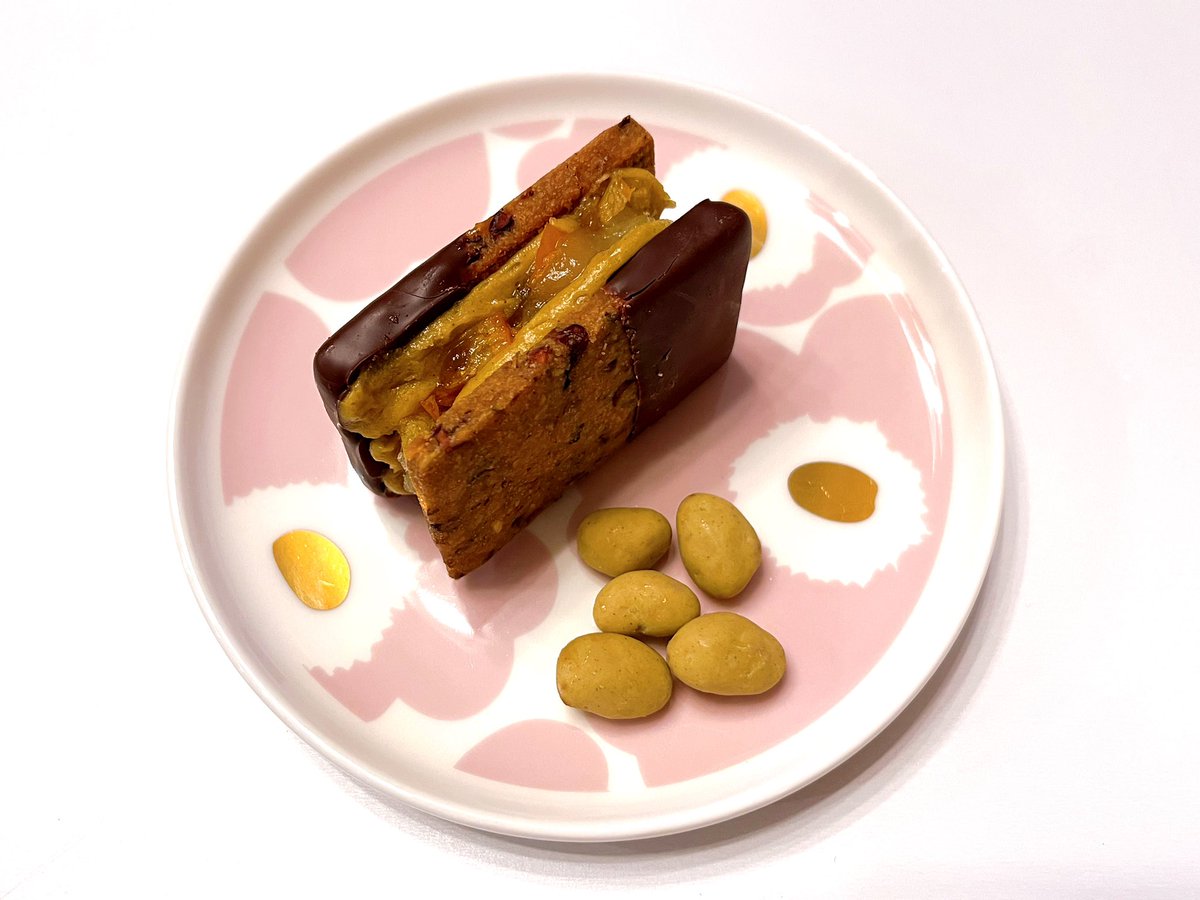 アマゾンカカオ 洋梨とブラッドオレンジのアマゾンバターサンド とろっ