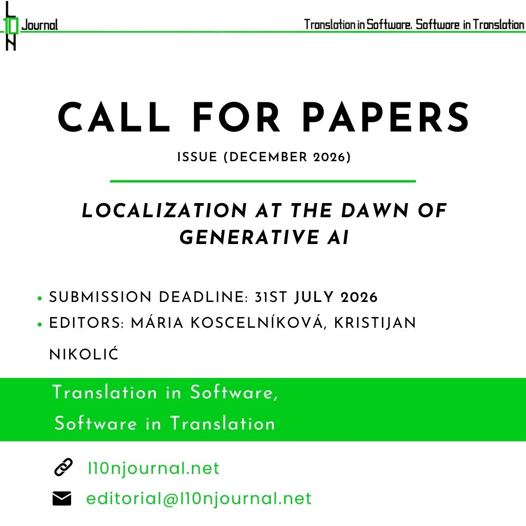 L10N Journal tweet media