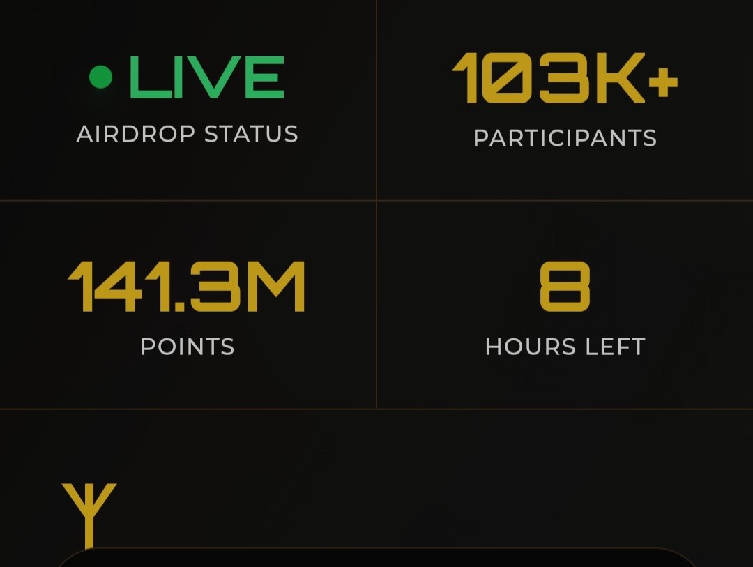 ⏰FINAL HOURS on <a href="/Zetarium_/">Zetarium</a> airdrop! 
Only ~8 hours left to stack points &amp; secure your $ZET allocation.
Claim your daily GM, engage hard, make those last swaps/predictions! 
Don't sleep on this.

Let's finish strong 💪🏽
#Zetarium