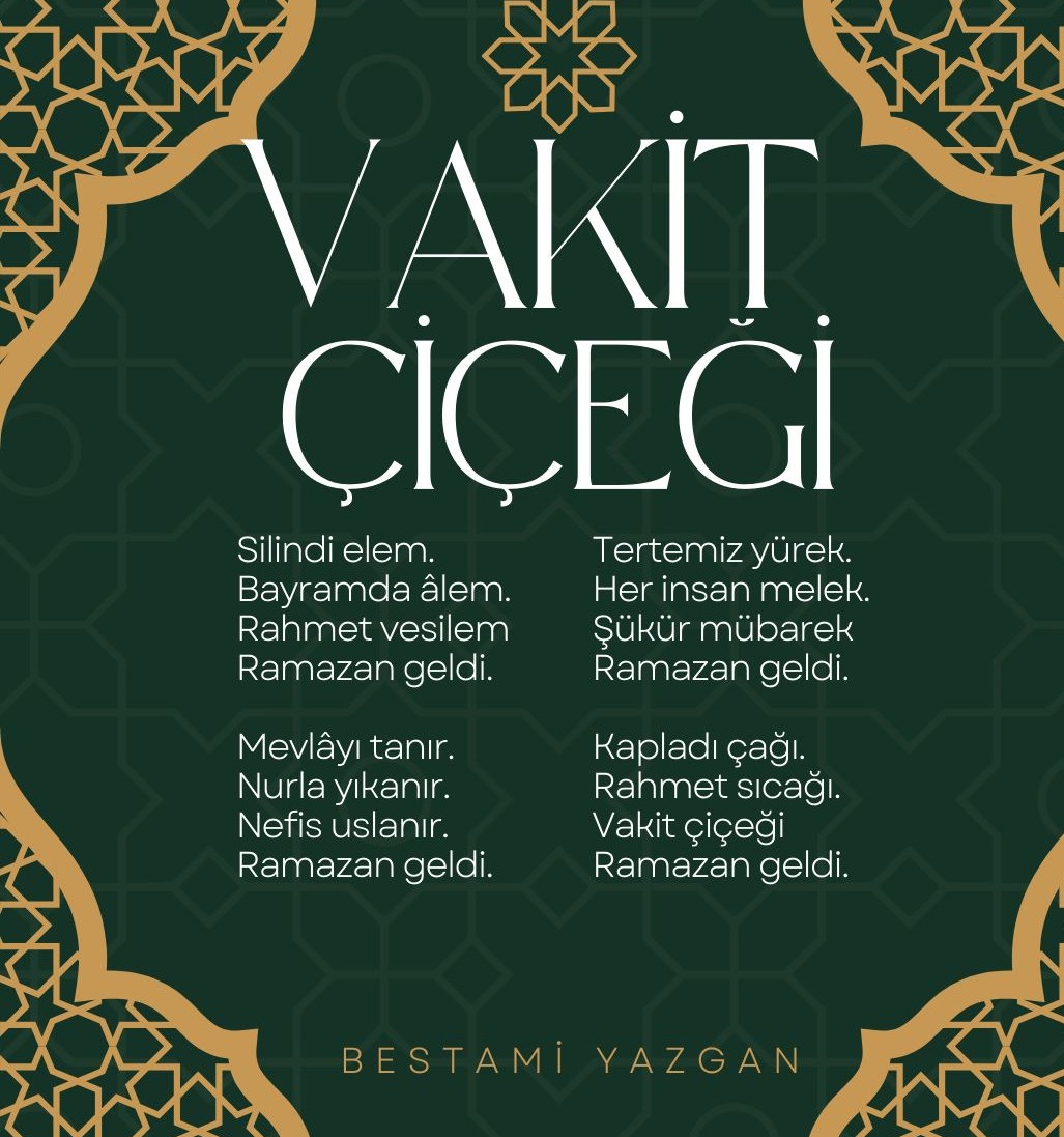 Mübarek ramazanla kucaklaşmaya az kaldı...