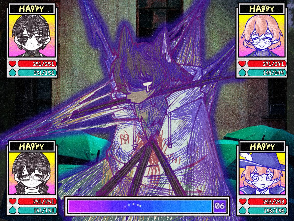 #LCB1101
#2026辛箱新春修剪嫩枝18h

16:00

「Don't worry……Every thing is going to be OK.」
*ゲーム「OMORI」の画風まね