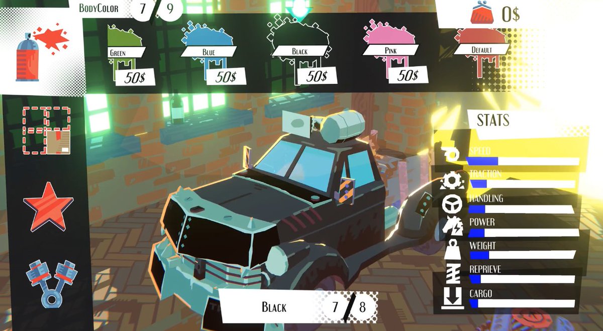 MythicOwlGames's tweet image. My game in 4 words:  

🚚Drive
🛠️Upgrade
🤝Deliver
🗺️Discover

Show your game in 4 words! 
#Truckful 🛻 #indiegames