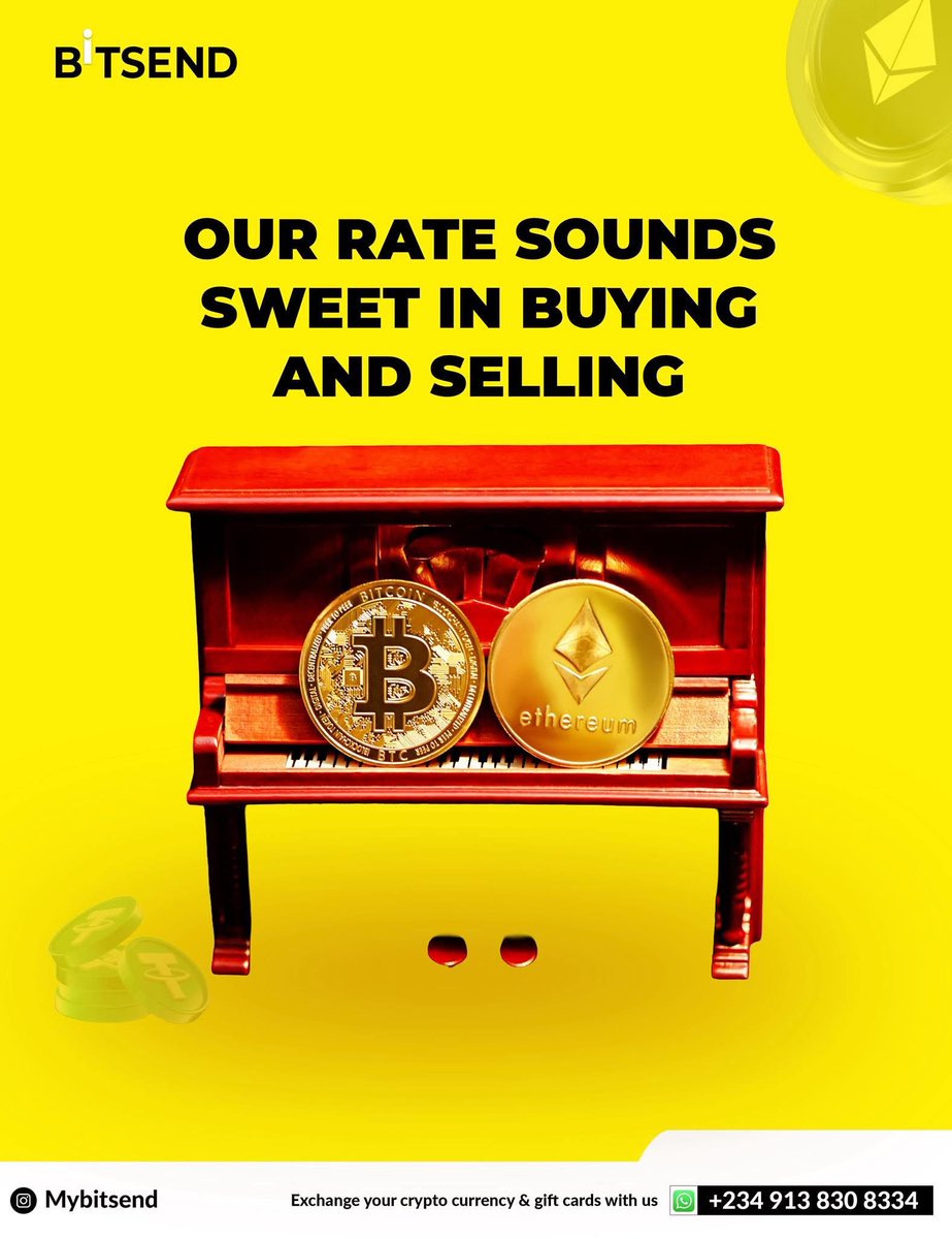 MyBitSend's tweet photo. Let’s give you total 🟰 control of your assets 
, trade crypto &amp; giftcards with us today. 

With mybitsend, best rate guarantee 

#mybitsend #fast #crypto #giftcards https://t.co/kr5ZRuhxZA
