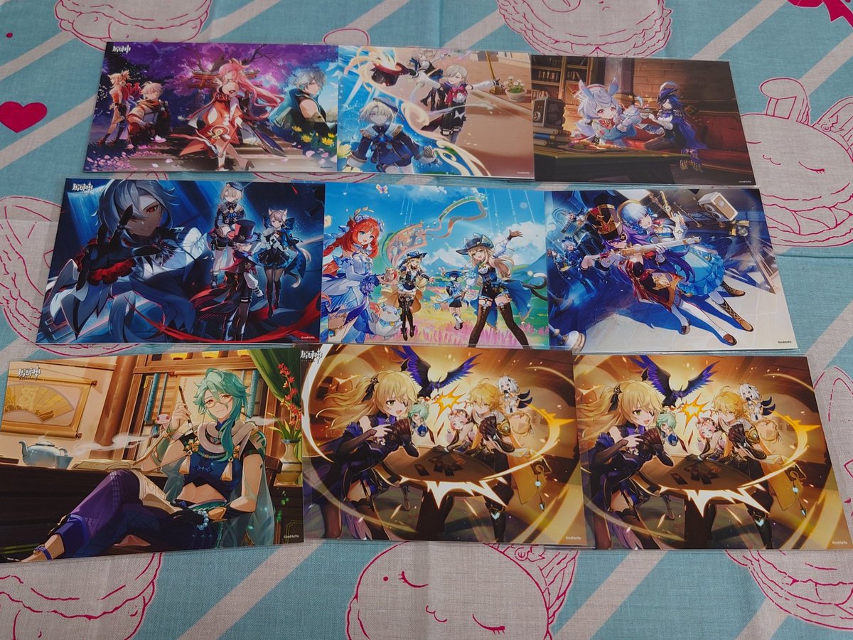 【交換 譲渡 買取】原神 ファミマ ファミプリ

譲:画像のブロマイド(L版)

求:300円/枚＋送料

1段目、2段目左2種は
3段目、2段目右を含む内容優先

銀行振込、PayPay対応

お気軽にお声掛けください