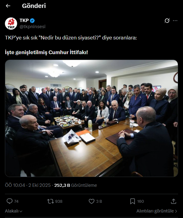 İşte genişletilmiş cumhur ittifakı!