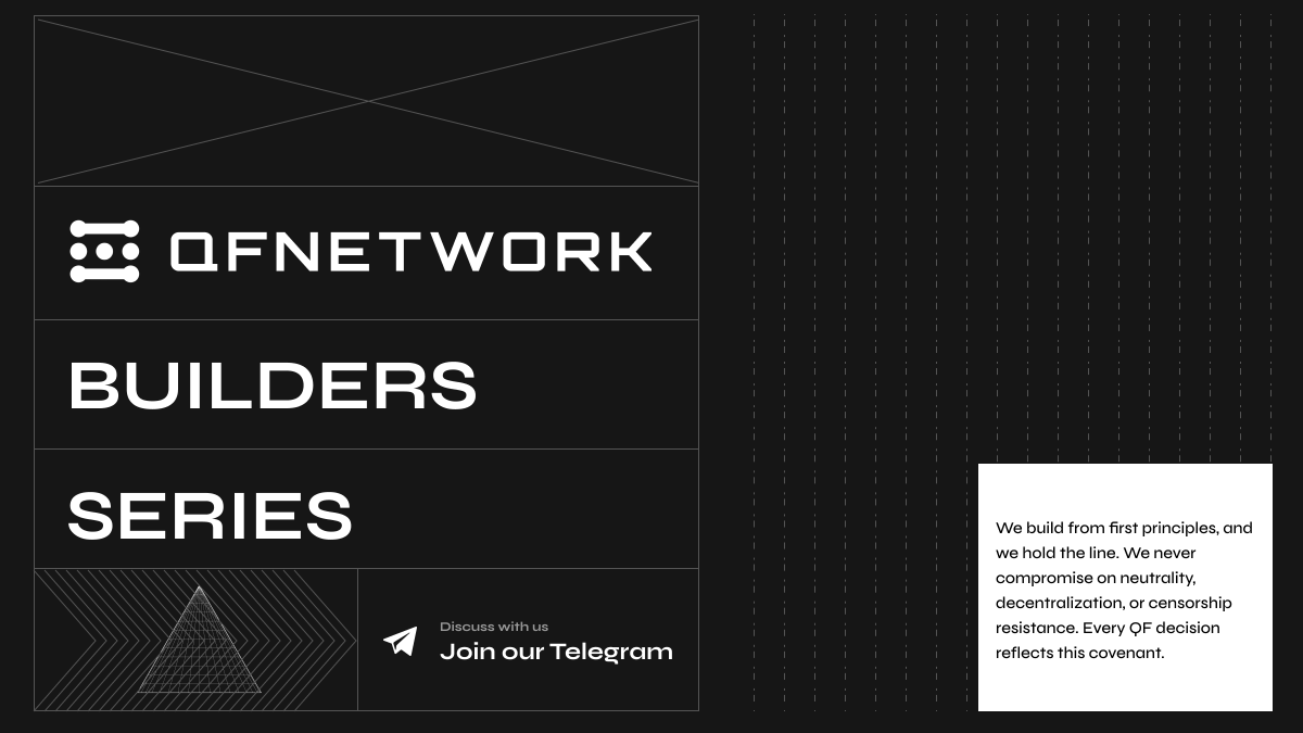 Introducing the QF Builders Series!

Over the coming weeks, we’ll spotlight early teams and developers building on QF. 

Why they chose it. 
What they’re building. 
Where they’re taking it.

Mainnet is live. The real story now is the builders.

If you’re already building on QF,