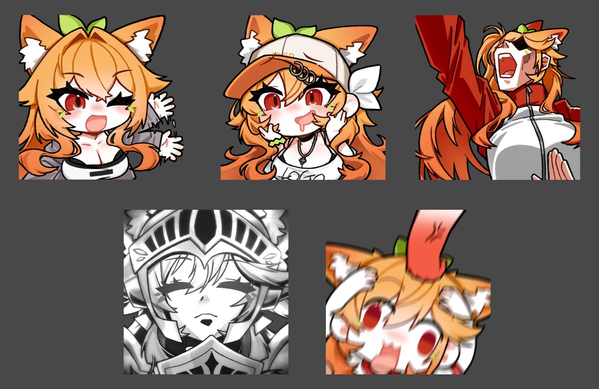 건망고님 디스코드 채널 신규 이모티콘 작업했습니다~
3.0 공개 축하드려요! 🍊🦊💕!!
#GunMango_Art