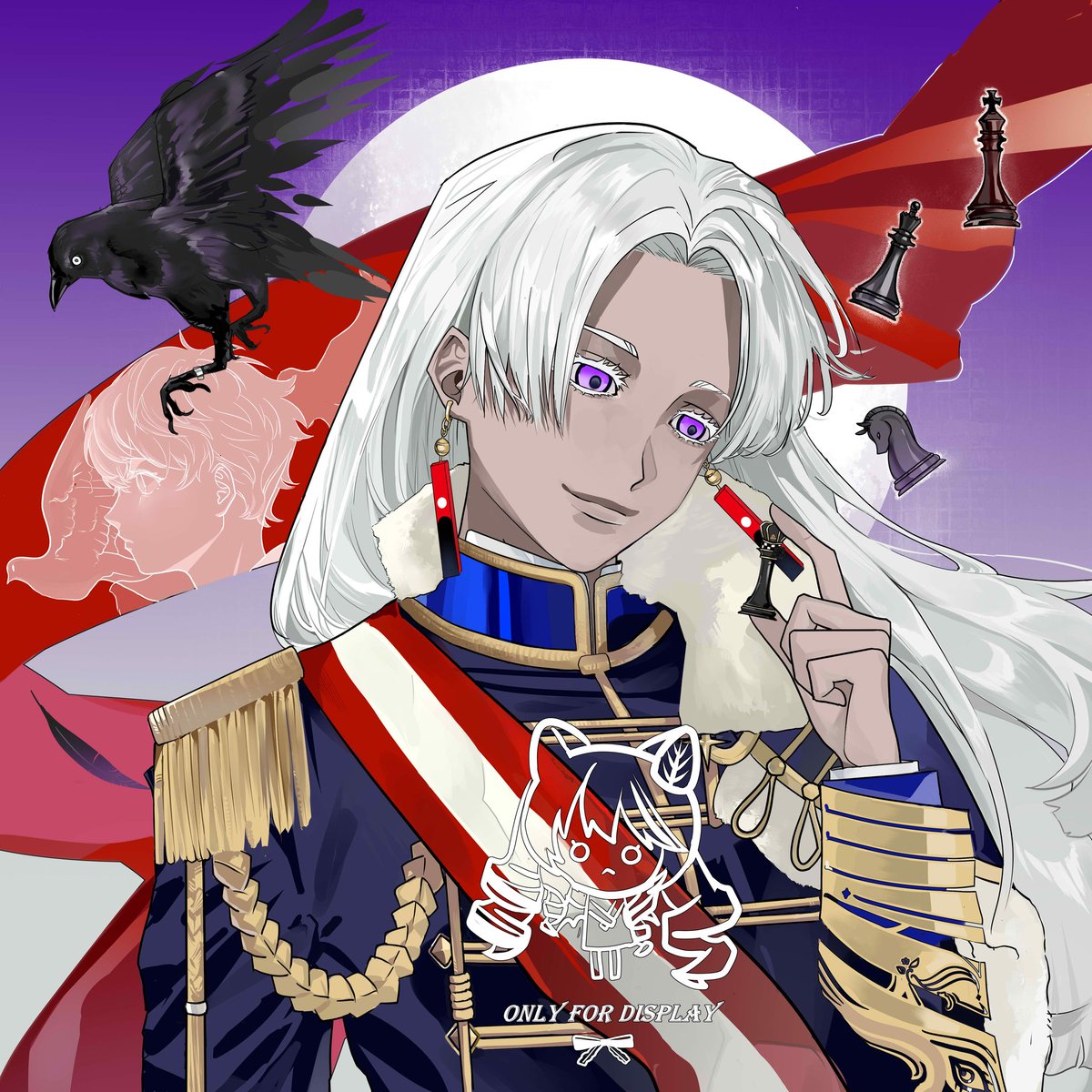 除夕快乐! 画了伊武♀的大头，是稿件! 不可以使用哦  ＃イザ武