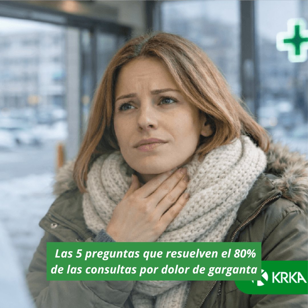 En invierno, una de las consultas más repetidas en farmacia es: “me duele al tragar” 🤒

Te contamos las 5 preguntas clave para detectar signos de alarma, cuándo derivar y cómo ofrecer alivio eficaz y personalizado 💊✨

🔗 n9.cl/22eej