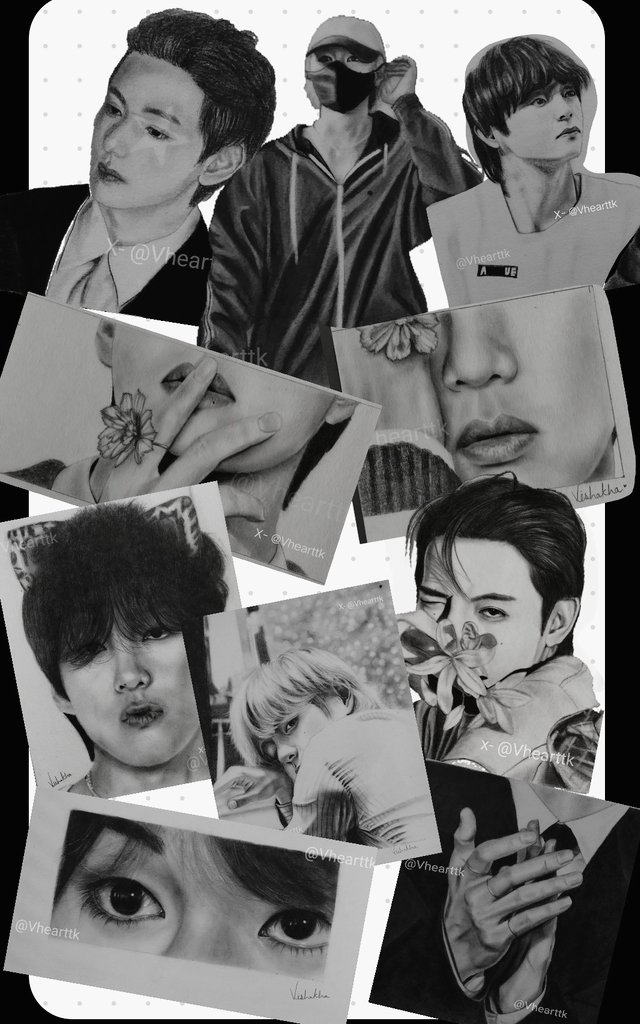 Don't have a taehyung from BTS so i drew for myself 😭