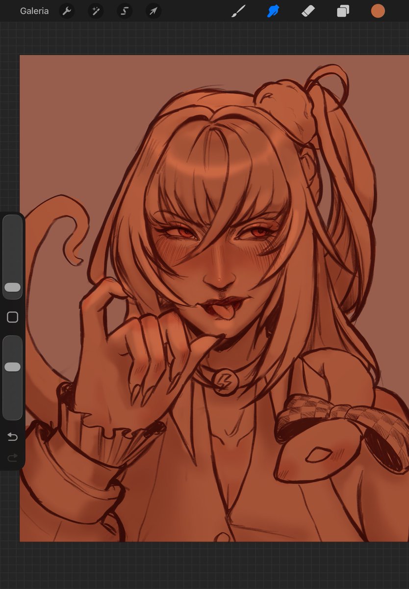 Sketching Cissia so I can get her when she’s out #zzzero