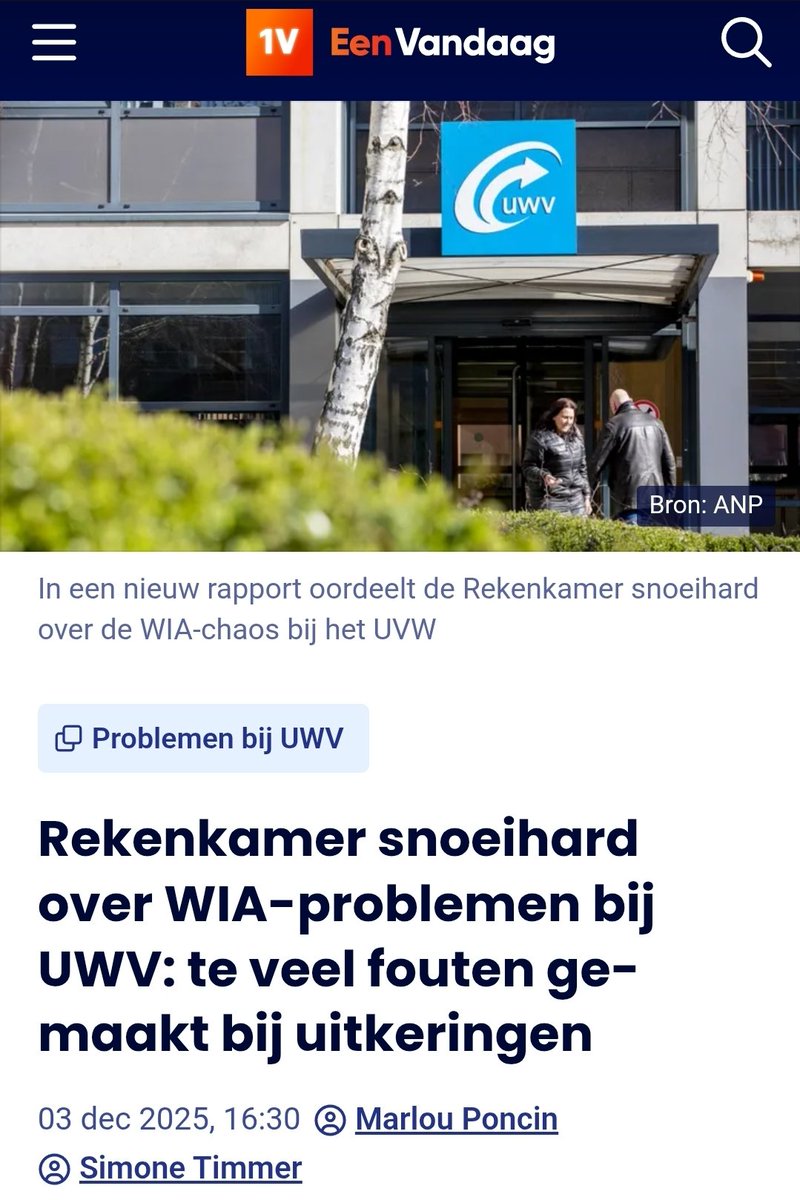 Staatssecretaris? CV-knutselaar van Berkel bestuurde het UVW. Het UWV wat fout op fout stapelt, maar bij vermoedens van fraude een heksenjacht opent:

-uitkeringen stopzet
-wetten overtreedt
-tot aan de hoogste rechter procedeert

Dat is niet zomaar hypocriet, dat is sadistisch.