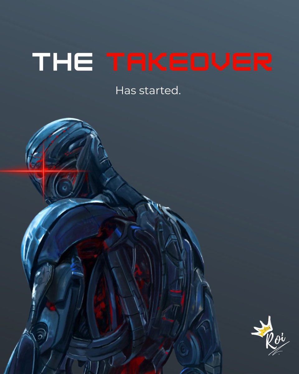 The takeover has started.

Not robots.
Not world domination.

AI replacing people who refuse to adapt.

Here’s how I use AI and how you can stay ahead 🧵👇