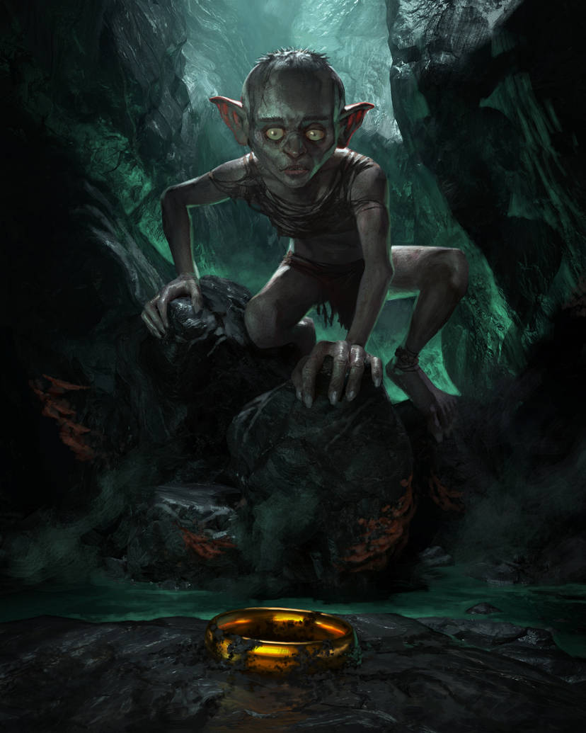 Gollum de JesusAConde (deviantart.com/jesusaconde)