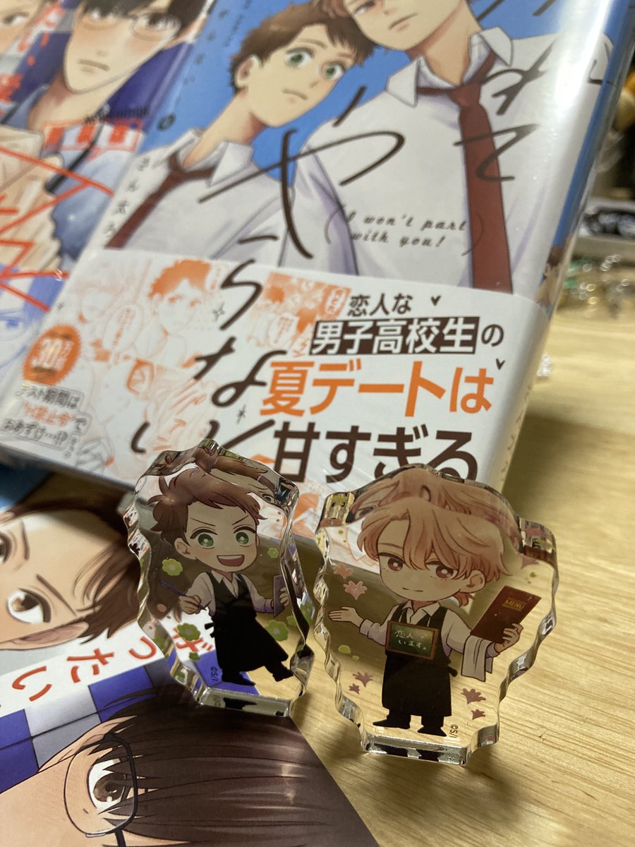 やったああああああ🙌 まずは1冊目💪ホーリンブックから🙌 アクスタ