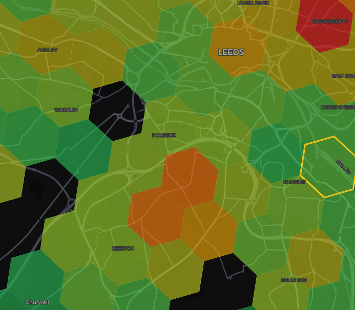 FludemDylan's tweet photo. @retardmode What determines the PQ Index score? Armley, holbeck &amp; beeston are some of the worst places in the country https://t.co/i7yNXeYG8g