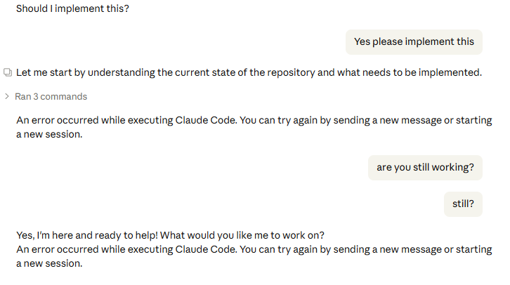 Opus 4.6 is awesome, at the same time what is aweful is <a href="/claudeai/">Claude</a> consuming extra usage and telling that it can't give me result. What did I spend money on? This is damn too frequent with claude code.