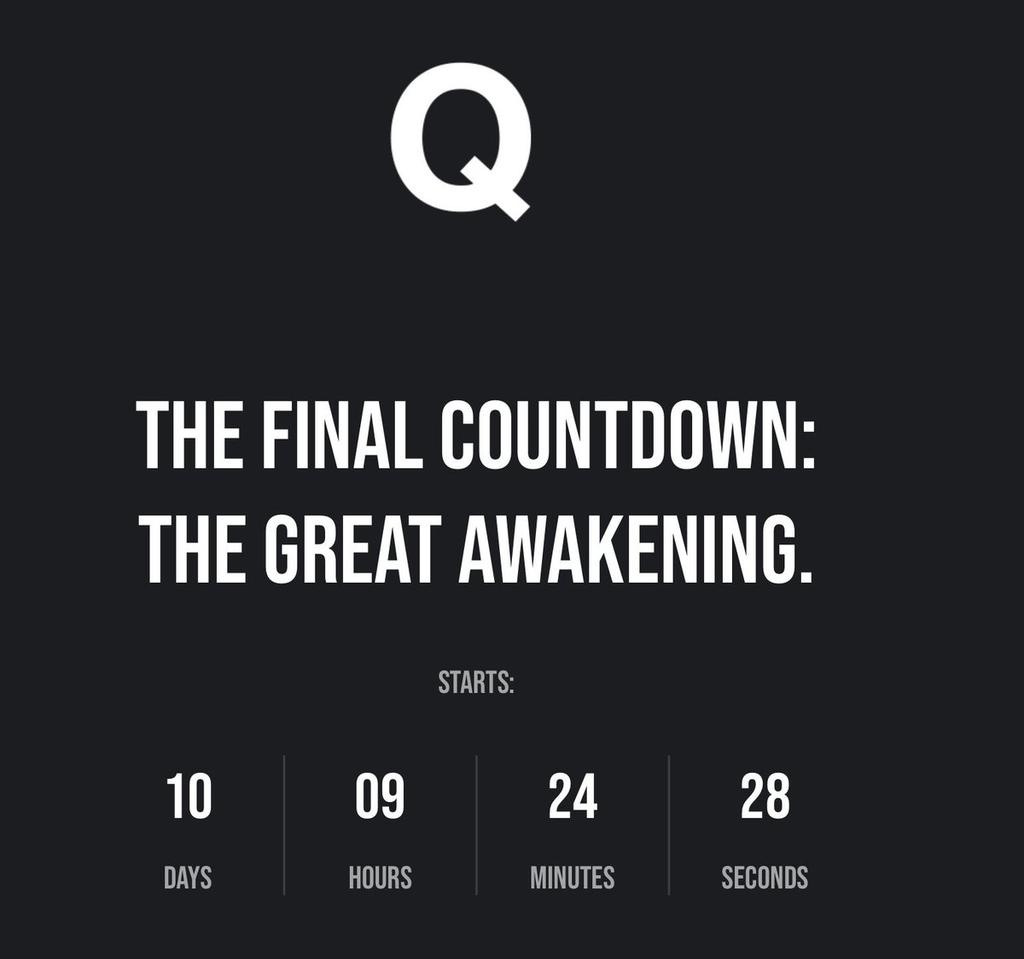 THE FINAL COUNTDOWN. THE GREAT AWAKENING.

Who's ready for the storm to break? 

Drop 🔥 if you're locked in.

Repost if you're awake. The shift is HERE.