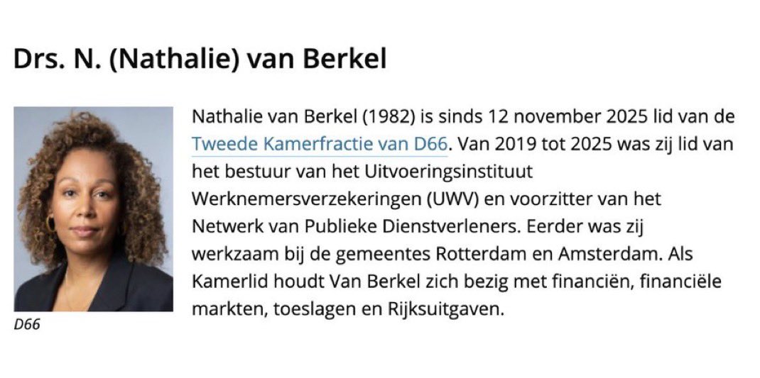 nickynicky78's tweet image. #VanBerkel #D66 noemde zichzelf doctorandus, maar maakte geen enkele studie af. Het enige wat ze heeft, is een Havo-diploma en HBO-propedeuse.

Heeft iedereen dus jarenlang voorgelogen! Ook al haar werkgevers.

Het is een schande als zij onze staatssecretaris van Financiën wordt!
