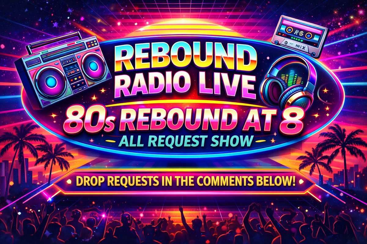 ReboundLive's tweet image. Get your request in for the 80s Rebound at 8!  Jump on our Facebook page, just search for reboundradiolive and let's get this Monday started! #80s #80smusic #allrequest #liveshow #requests #Playlist #Radio #radioshow #reboundradiolive