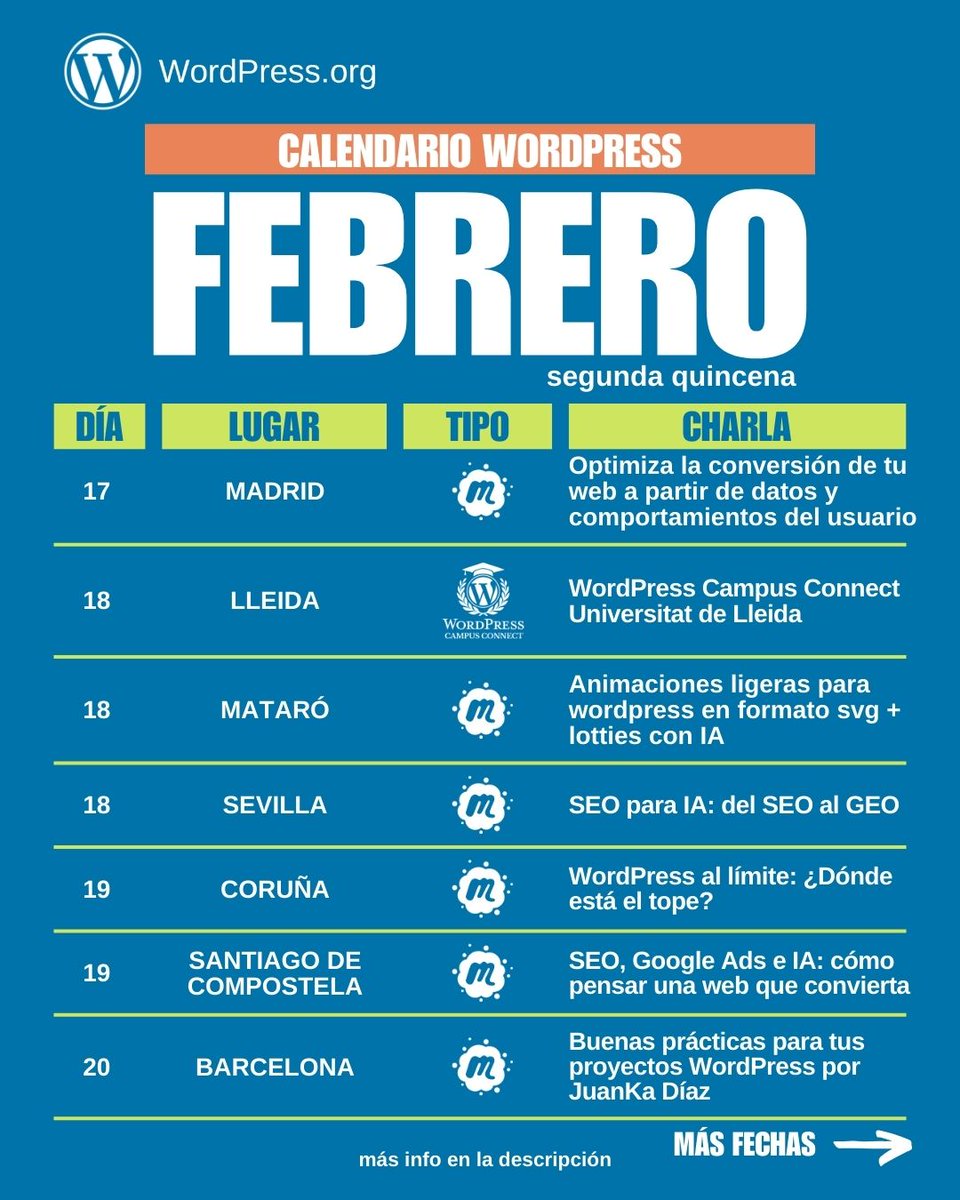 WordPress España tweet media