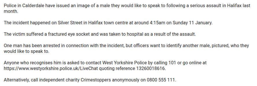crochetjenny's tweet image. #Halifax    
westyorkshire.police.uk/news-appeals/i…