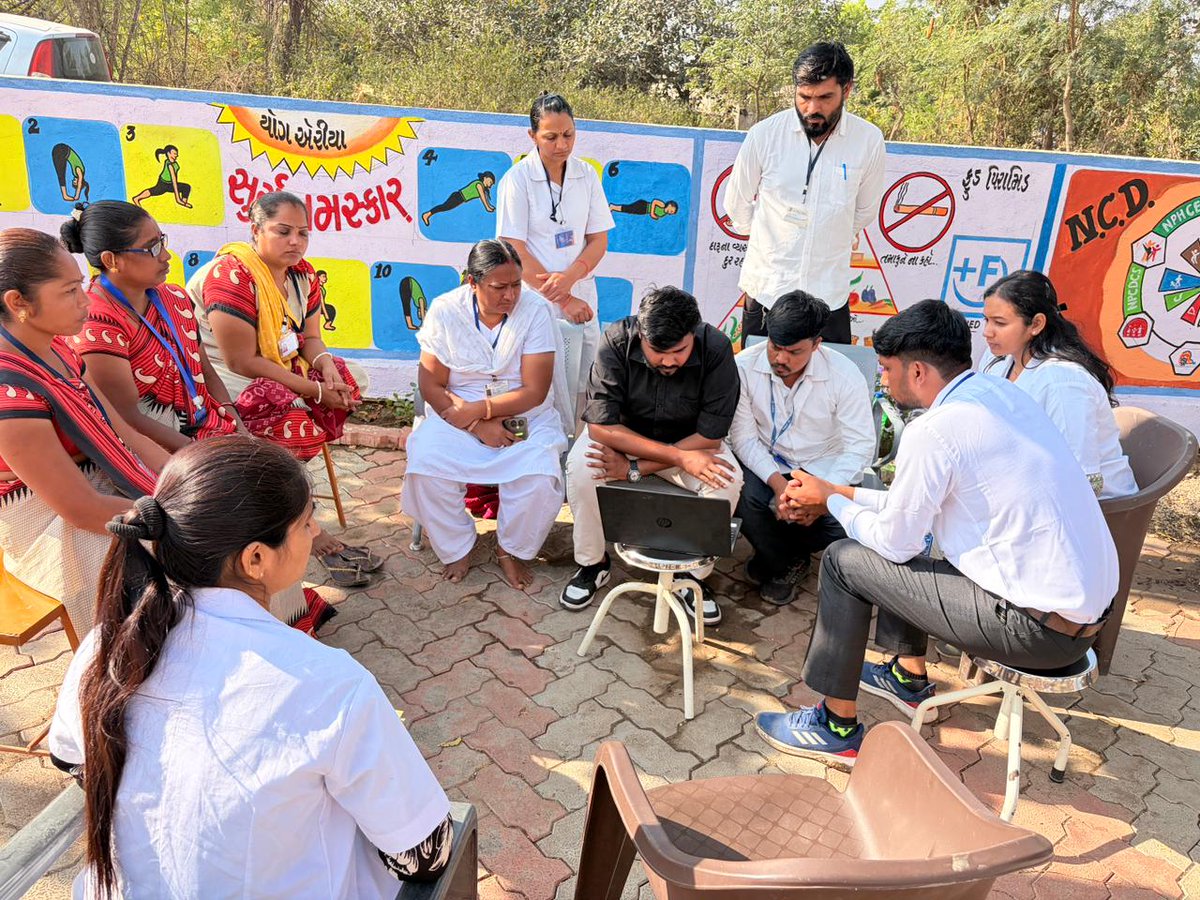 NQAS એટલે ઉત્તમ ગુણવત્તા સભર સ્વાસ્થ્ય સેવાઓ માટે ભાણવડ તાલુકાના પાછતર પી એચ સી ના ભવનેશ્વર આયુષ્માન આરોગ્ય મંદિર નું નેશનલ લેવલના એસેસર દ્વારા ઓનલાઈન એસેસમેન્ટ કરવામાં આવ્યું.