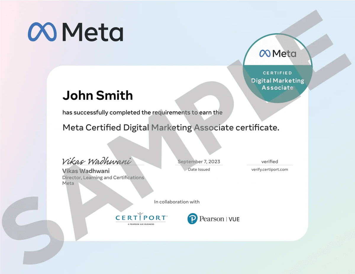 Sertifikasi profesi itu ada banyak, tapi kamu ngga harus ambil semua. Sini Minjar kasih guide-nya supaya lebih pas sama sikon &amp; aspirasi karier kamu👇

Ambil Meta Digital Marketing Associate kalo kamu:

- Entry-level Digital Marketers: baru mulai karier di bidang digital