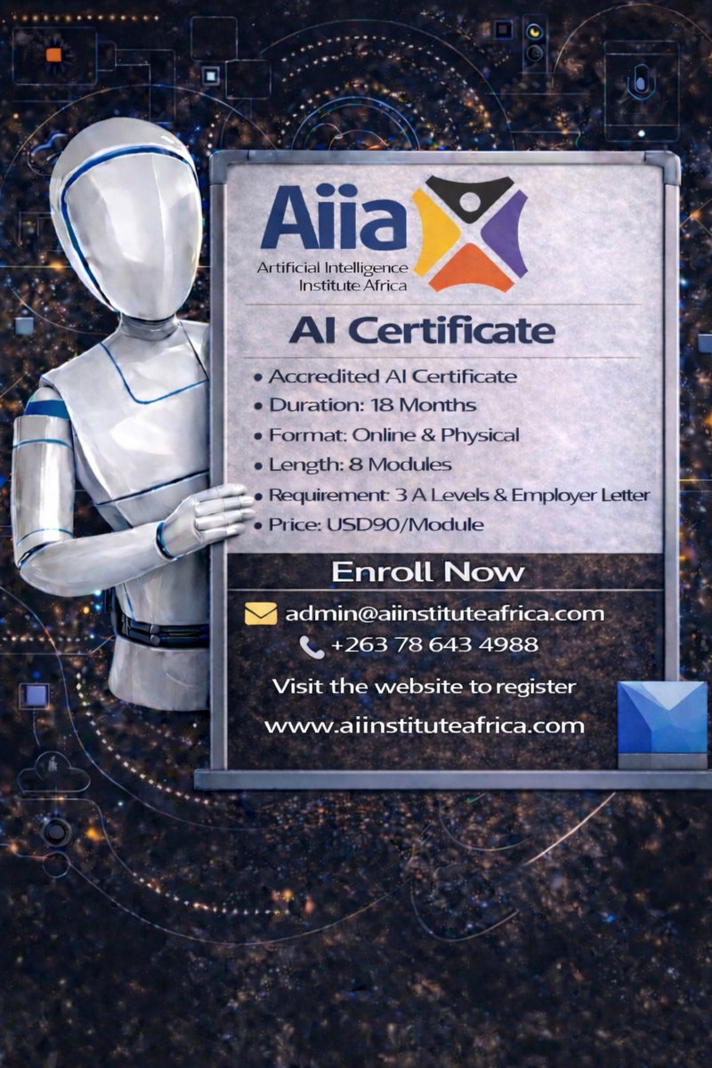 Looking for an AI Diploma, Certificate, or Professional Certification? AI Institute Africa has you covered. Register today and advance your AI journey!