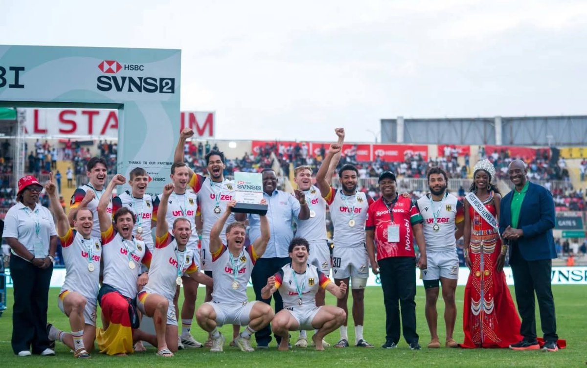 ScrumShutter's tweet image. 🇩🇪🏆 Huge congratulations to Germany on claiming GOLD at #HSBCSVNS2 in Nairobi! What a performance 🔥🏉

Epic stuff from the champs! 

#RugbyKE | #HSBCSVNS