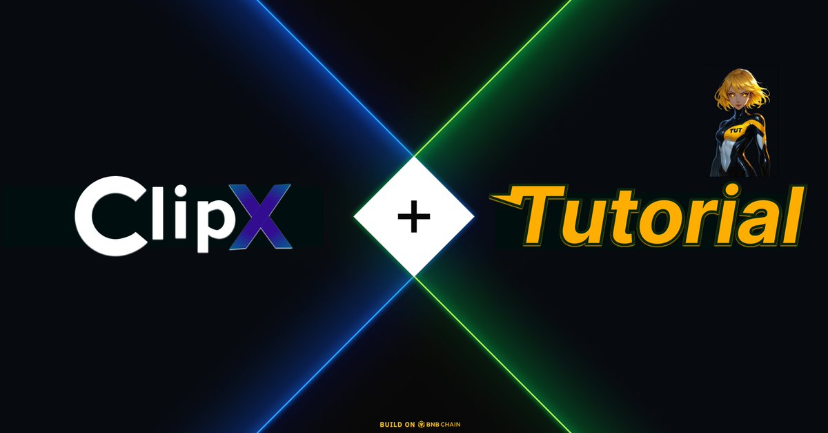 🤝 New Strategic Partnership: Tutorial Token ✖️ ClipX

We are joining forces with <a href="/ClipX0_/">ClipX</a>  to empower the #BNBCHAIN ecosystem.

The Mission: Combine powerful social tools with accessible crypto education.

🔹 ClipX provides the Terminal &amp; Tools 🛠
🔹 Tutorial provides the