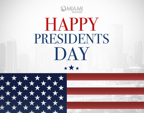 MIAMI REALTORS® will be closed today, Monday, February 16 for Presidents Day.

MIAMI Offices will open on Tuesday, February 17.