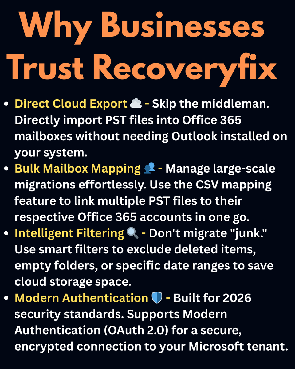RecoveryFixTool's tweet photo. 𝐓𝐄𝐂𝐇 𝐓𝐈𝐏𝐒 𝐓𝐔𝐄𝐒𝐃𝐀𝐘 

Corrupted files holding your data hostage? 🛑 🔑

🚀 Instant Recovery 
📂 Batch Processing 
🛡️ 100% Secure 
💻 Windows 11 &amp; Office 2026 Ready

Get back to work. 🛠️✨
https://t.co/cOTny84Cl4    

#it #DataRecovery #Outlook #Recoveryfix https://t.co/dCen8c00Ia