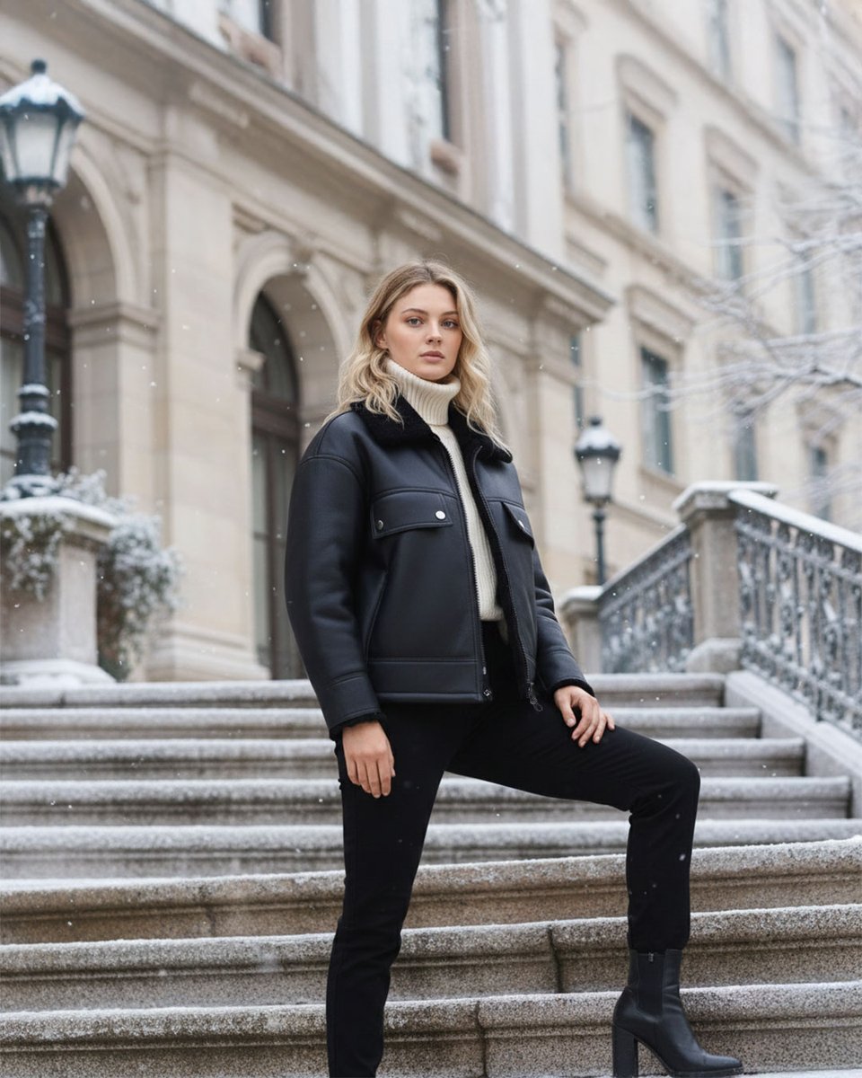 AstonLeather's tweet image. Love is in the air… and so is winter chill.❄️
❤️Stay warm and stylish in the  Alice Shearling Jacket  this February.

🛍️ Luxury at 𝟐𝟎%–𝟑𝟓% 𝐎𝐅𝐅

#AstonLeather #ShearlingJacket #LuxuryOuterwear
#trending #FYP #PremiumLeather #WinterCoat #OOTD #WomensOuterwear #fashionaddict