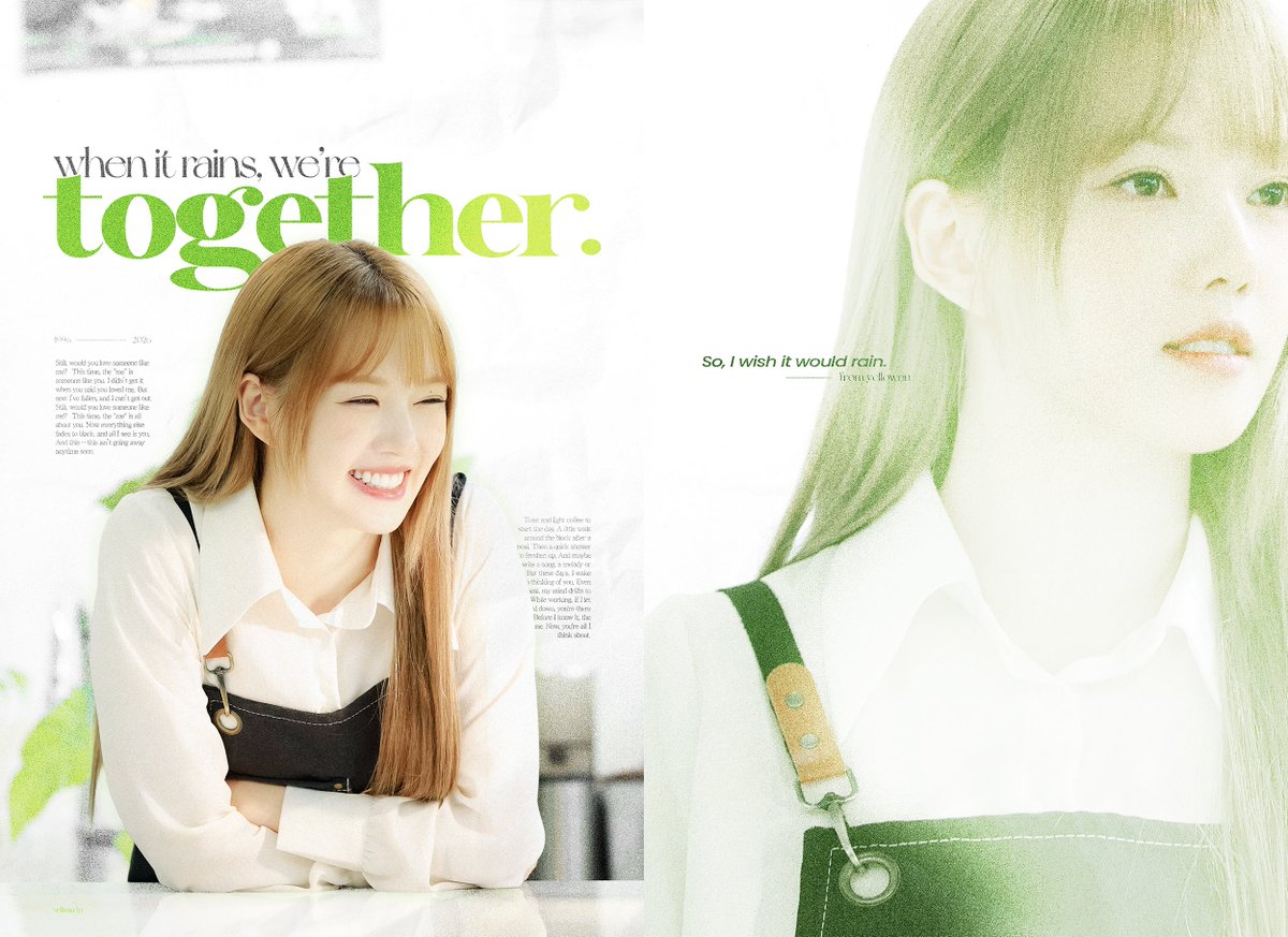 𝟐𝟎𝟐𝟔 𝐬𝐞𝐚𝐬𝐨𝐧'𝐬 𝐠𝐫𝐞𝐞𝐭𝐢𝐧𝐠  

-
𝐰𝐡𝐞𝐧 𝐢𝐭 𝐫𝐚𝐢𝐧𝐬, 𝐰𝐞’𝐫𝐞 𝐭𝐨𝐠𝐞𝐭𝐡𝐞𝐫 💦

-
𝐟𝐨𝐫 𝐲𝐞𝐫𝐢𝐧
𝐟𝐫𝐨𝐦 𝐲𝐞𝐥𝐥𝐨𝐰𝐫𝐢𝐧

RT 추첨 2분께 시즌그리팅을 드립니다
( 국내한정 / 판매X )