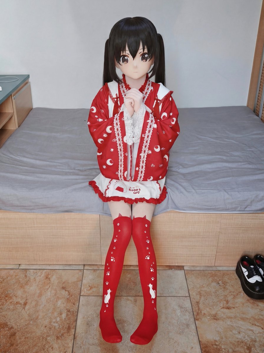 阿梓喵给大家拜年了喵～

（衣服是ai换成红色的