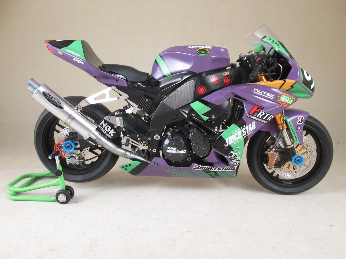 EVANGELION RT初号機 2010 KAWASAKI ZX-10R #みんなのフジミ見せて
