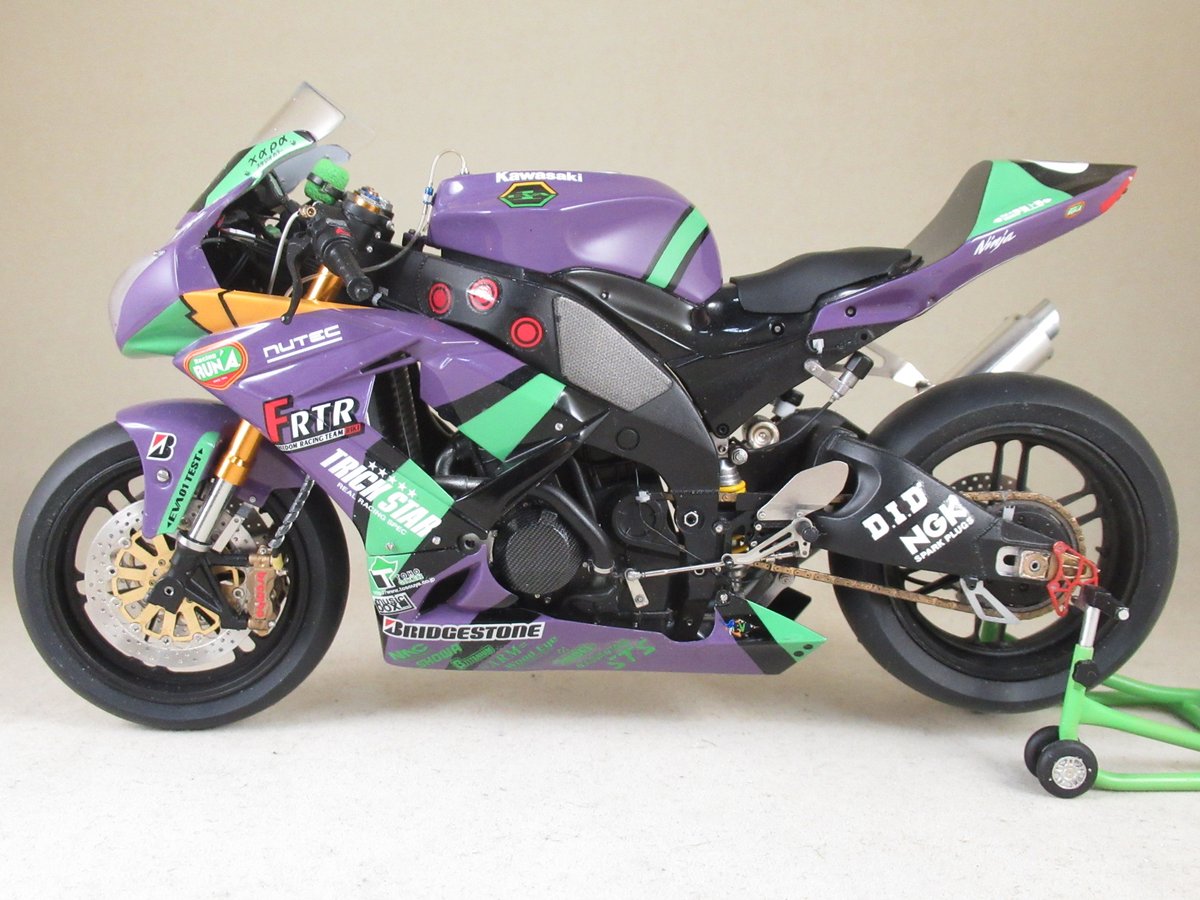 EVANGELION RT初号機 2010 KAWASAKI ZX-10R #みんなのフジミ見せて