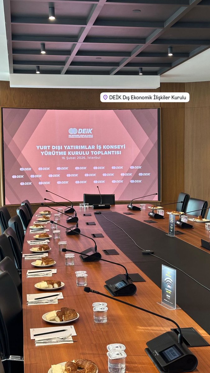 DEİK Yurt Dışı Yatırımlar İş Konseyi Yürütme Kurulu Toplantımızı gerçekleştirdik. 
<a href="/kubraorakcioglu/">Kubra Orakcioglu Kazan</a> 

Yeni dönemin ülkemiz ve iş dünyamız için verimli ve başarılı olmasını diliyorum.

<a href="/deikiletisim/">Dış Ekonomik İlişkiler Kurulu - DEİK</a> 

#DEIK #BetaEnerji #ForeignInvestments #GlobalGrowth #InternationalBusiness
