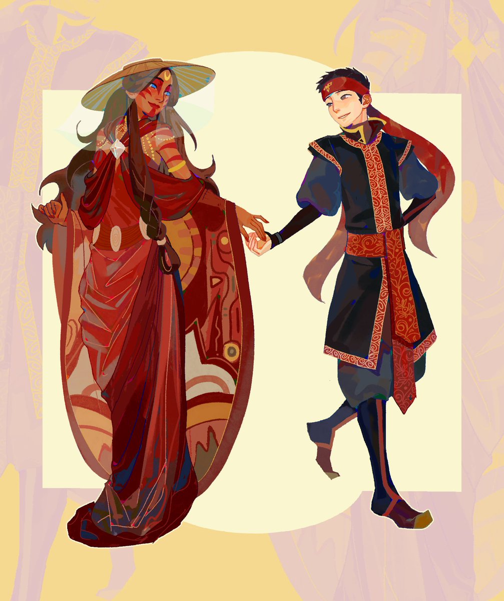 Duvetcc's tweet image. Masquerade

request art🥰

#AvatarTheLastAirbender 
#atla 
#Katara #Aang #kataang